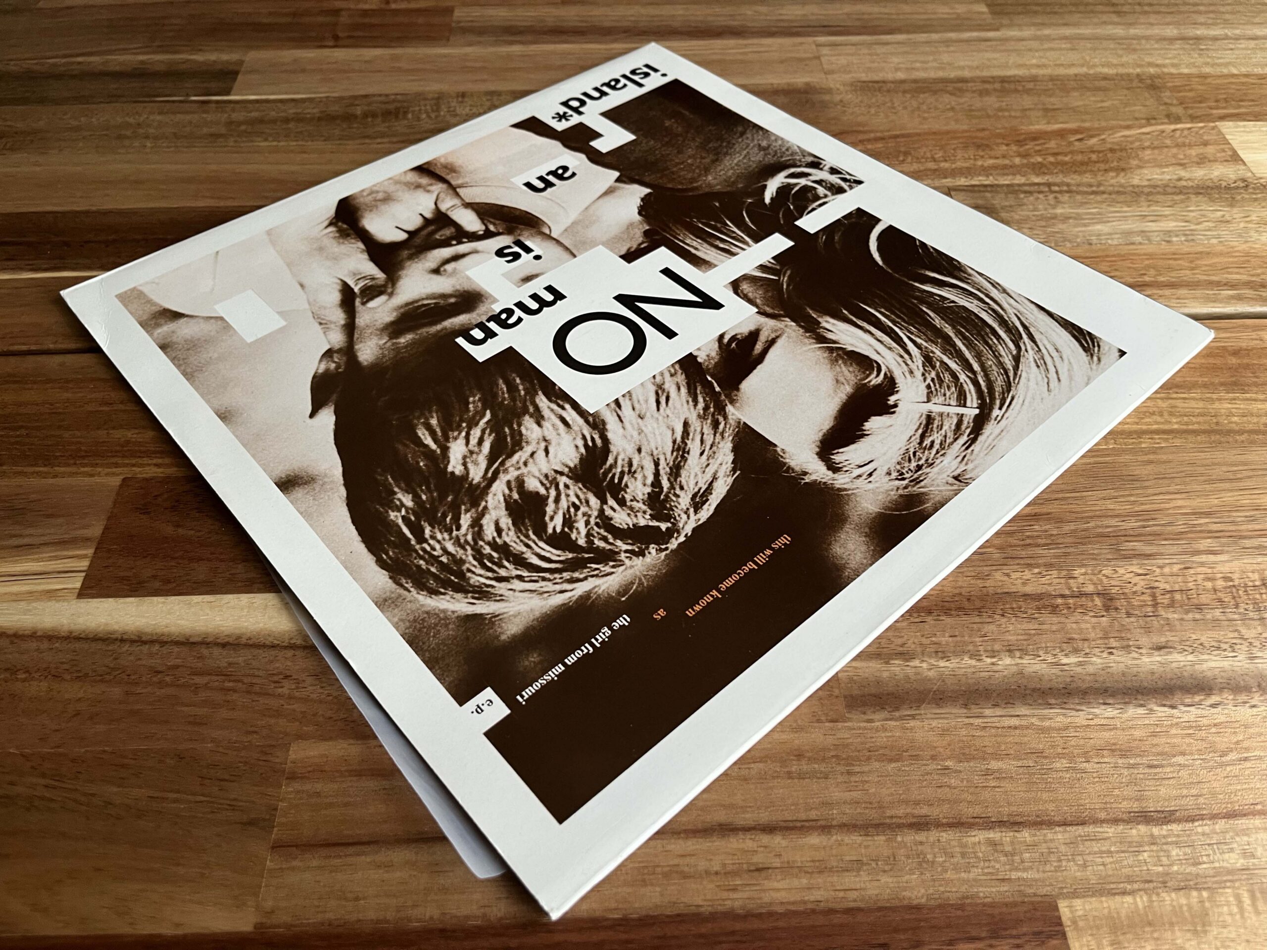 No Man Is An Island — The Girl From Missouri EP (1989, PLAS S 012) — 12" - Image 5