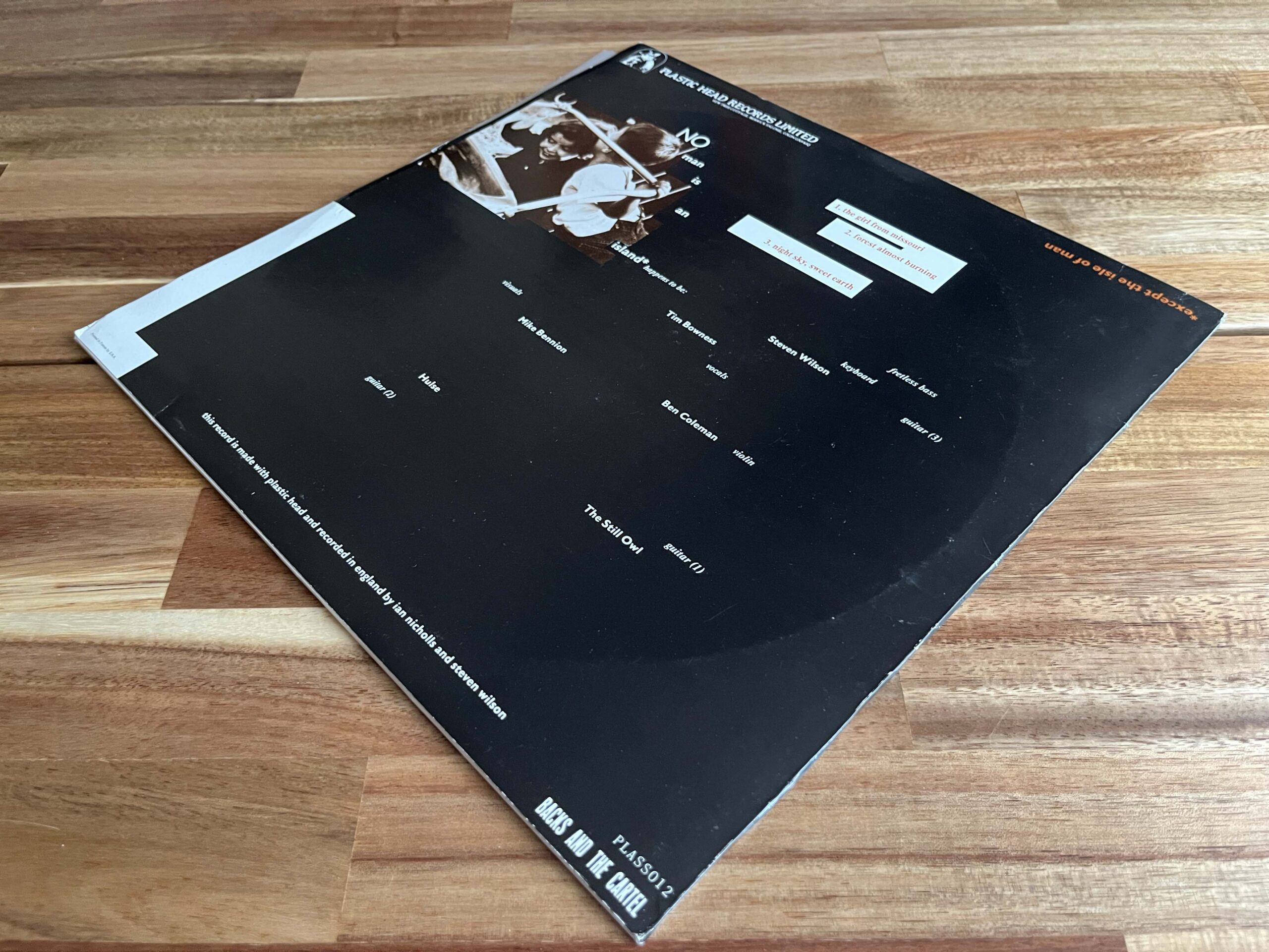 No Man Is An Island — The Girl From Missouri EP (1989, PLAS S 012) — 12" - Image 8