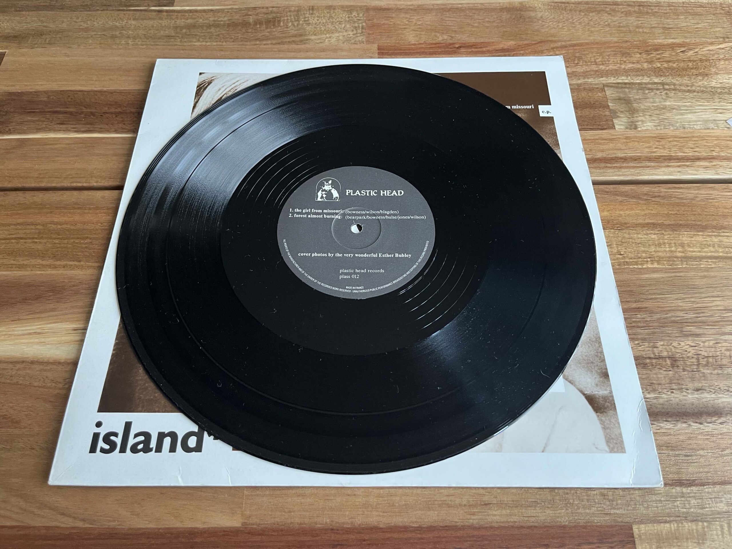 No Man Is An Island — The Girl From Missouri EP (1989, PLAS S 012) — 12" - Image 11