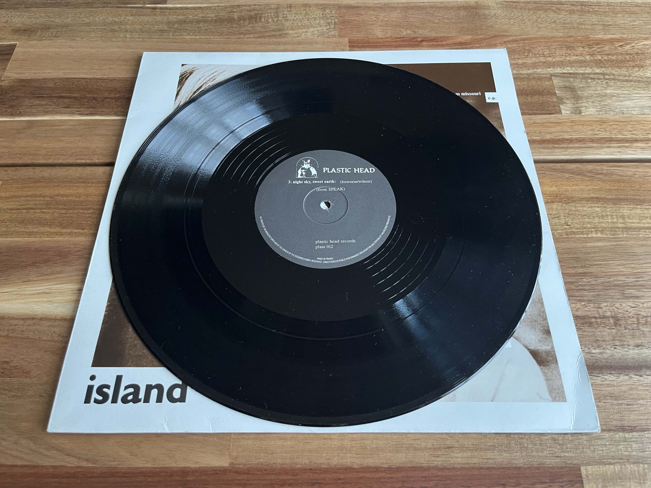 No Man Is An Island — The Girl From Missouri EP (1989, PLAS S 012) — 12" - Image 12