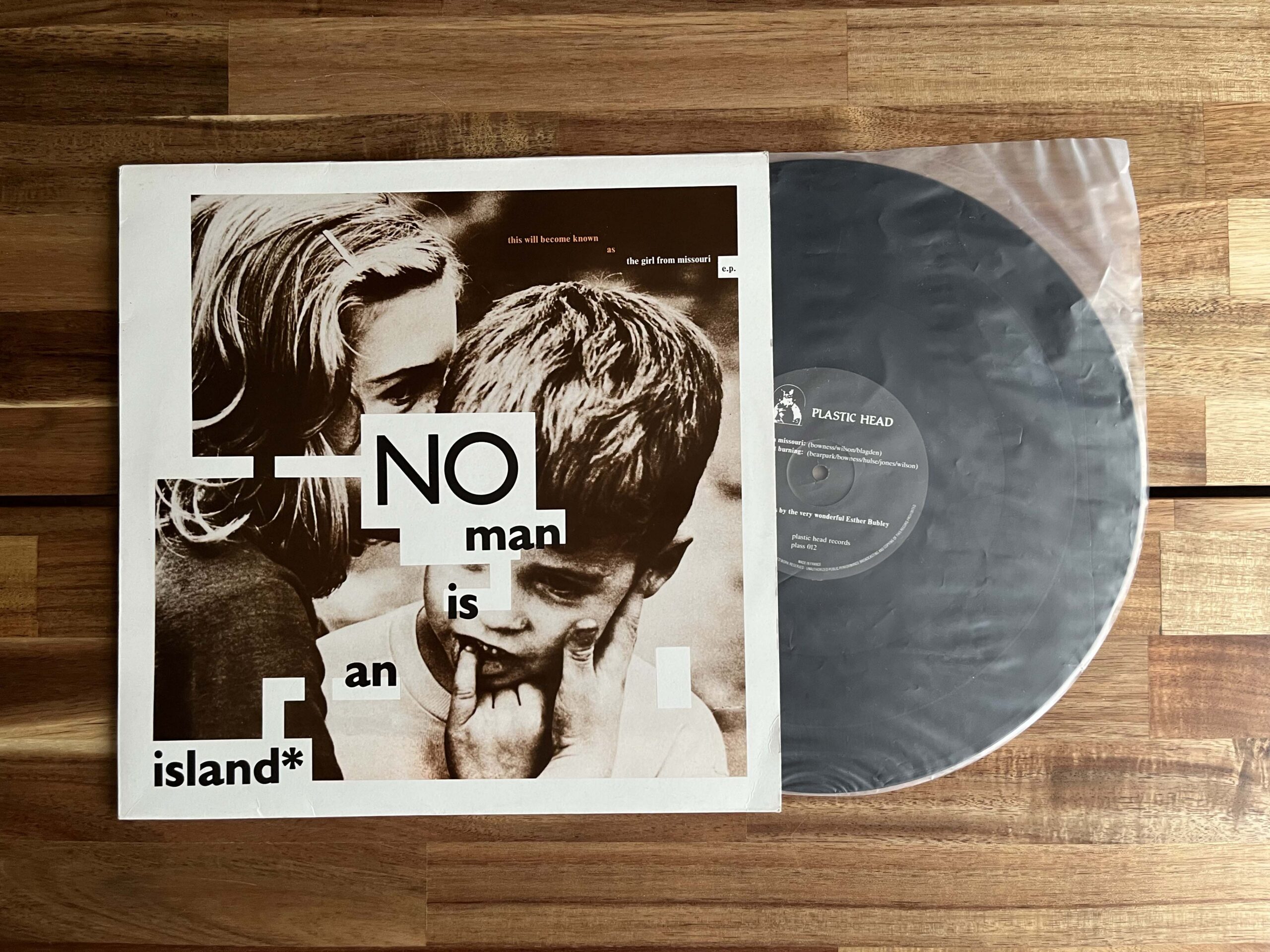 No Man Is An Island — The Girl From Missouri EP (1989, PLAS S 012) — 12" - Image 13