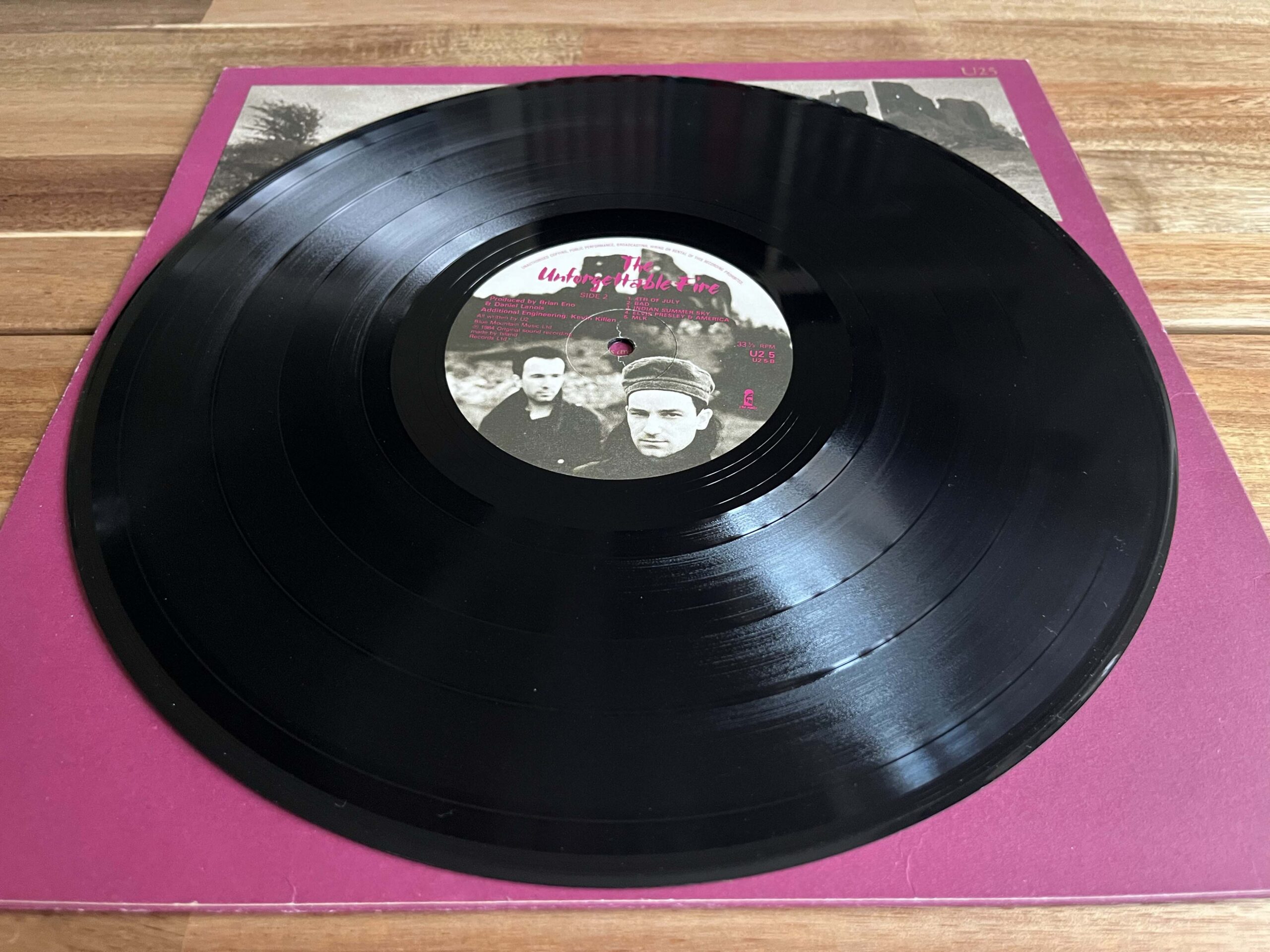 U2 — The Unforgettable Fire (1984, U25) — First Press — NM/VG+ - Image 3
