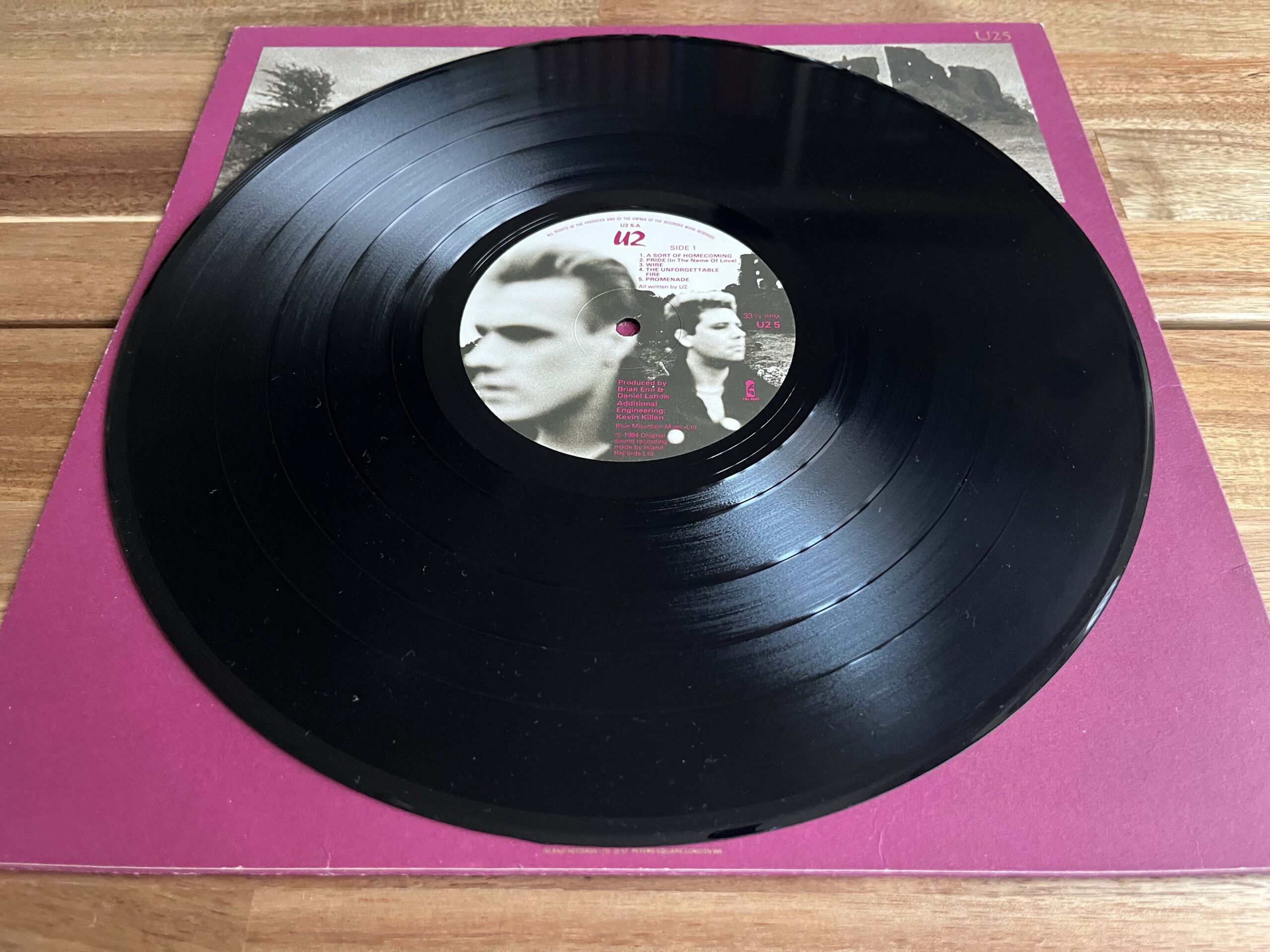 U2 — The Unforgettable Fire (1984, U25) — First Press — NM/VG+ - Image 4