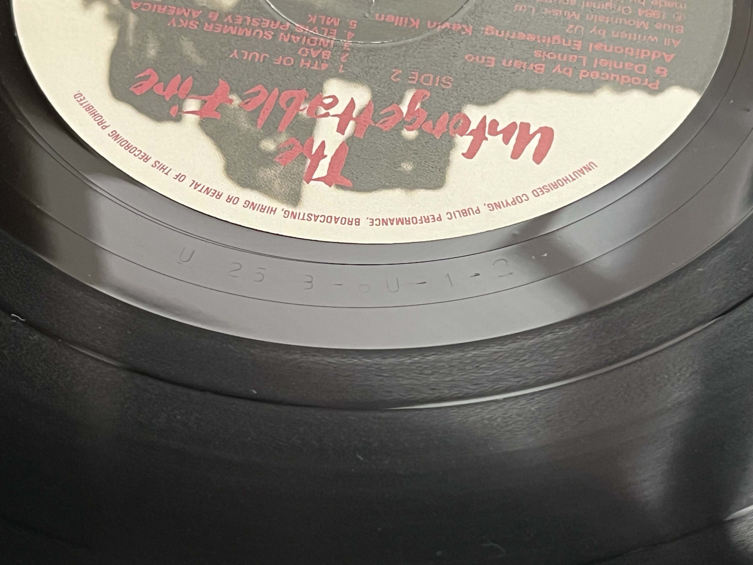 U2 — The Unforgettable Fire (1984, U25) — First Press — NM/VG+ - Image 11
