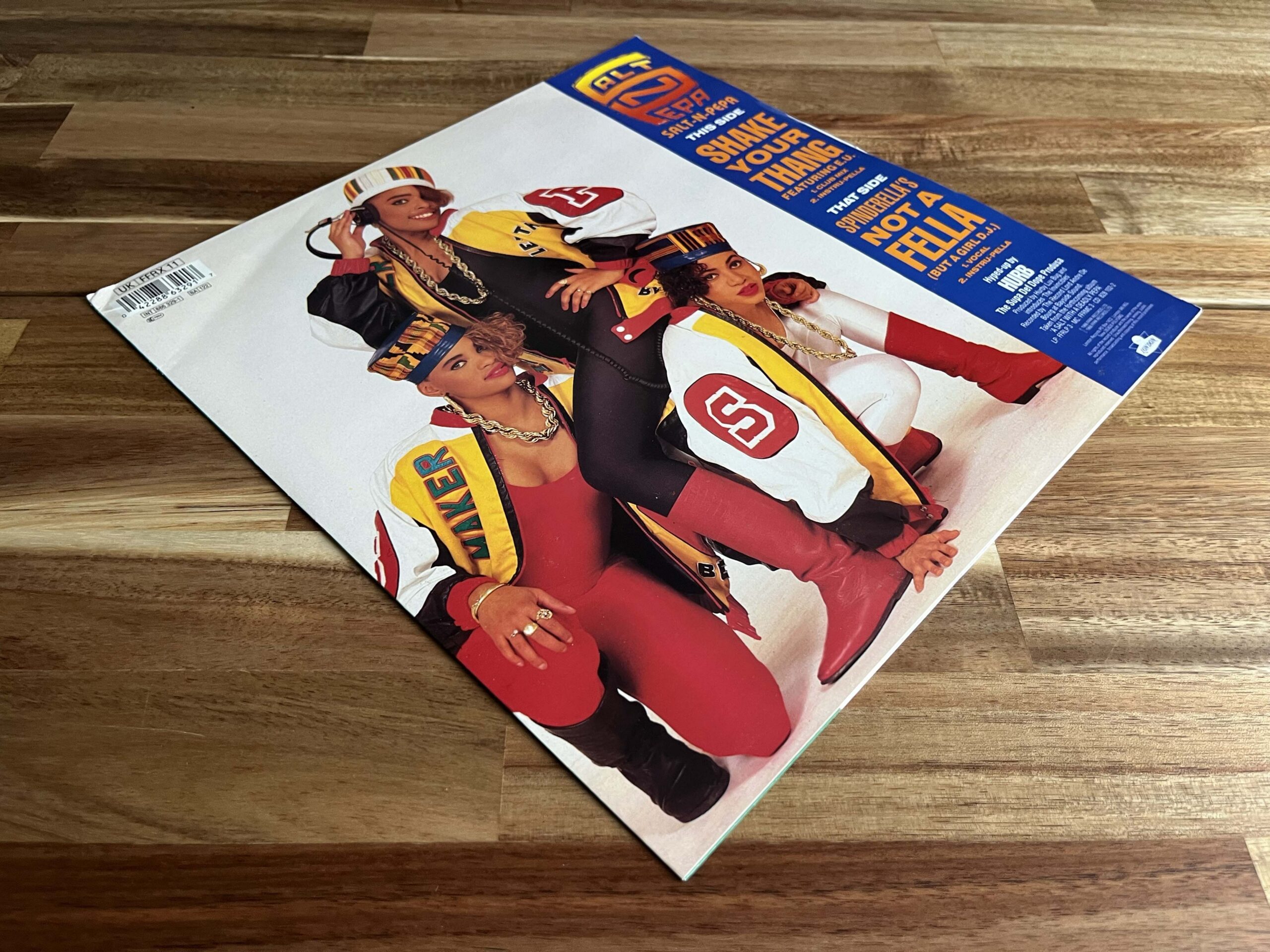 Salt‑N‑Pepa — Shake Your Thang (1988, FFRX 11) — UK 12" - Image 3