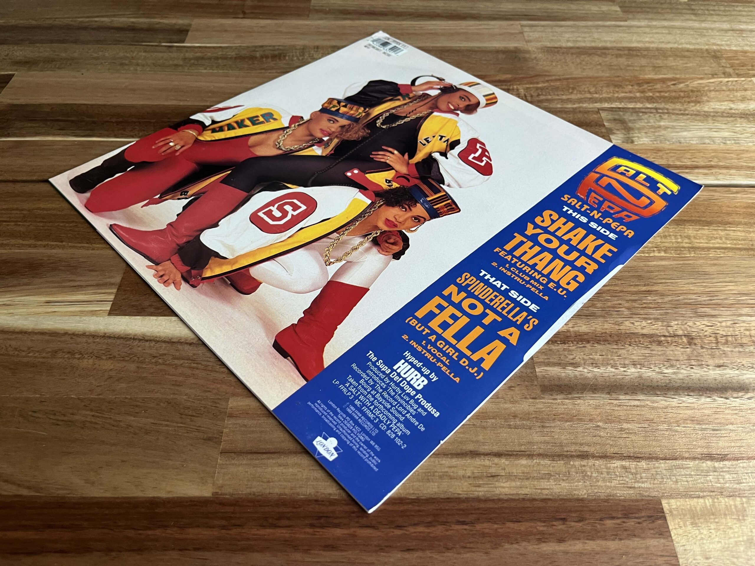 Salt‑N‑Pepa — Shake Your Thang (1988, FFRX 11) — UK 12" - Image 4