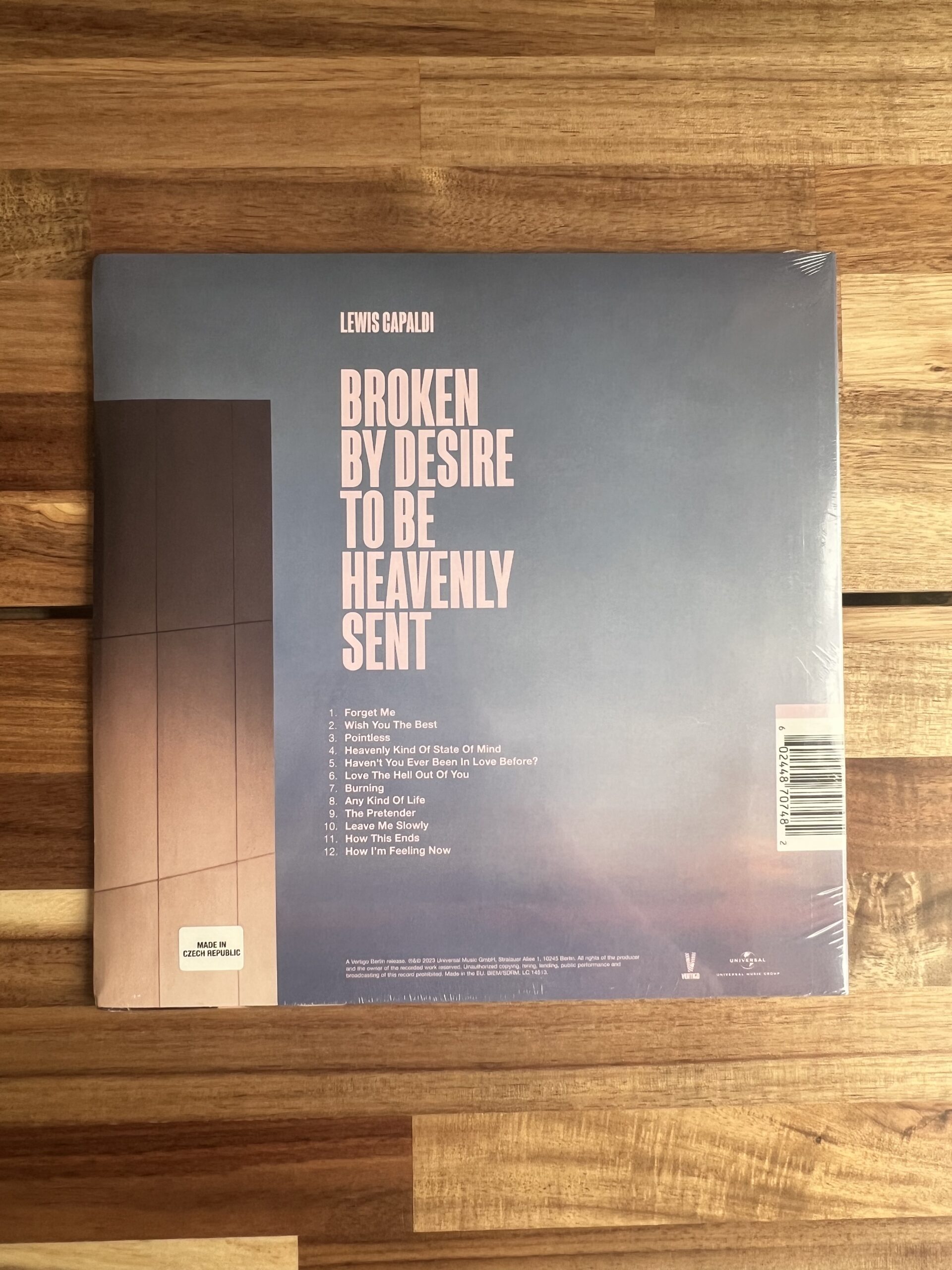 Lewis Capaldi, Broken By Desire To Be Heavenly Sent — Sealed LP (EMI, 2023) - Image 7