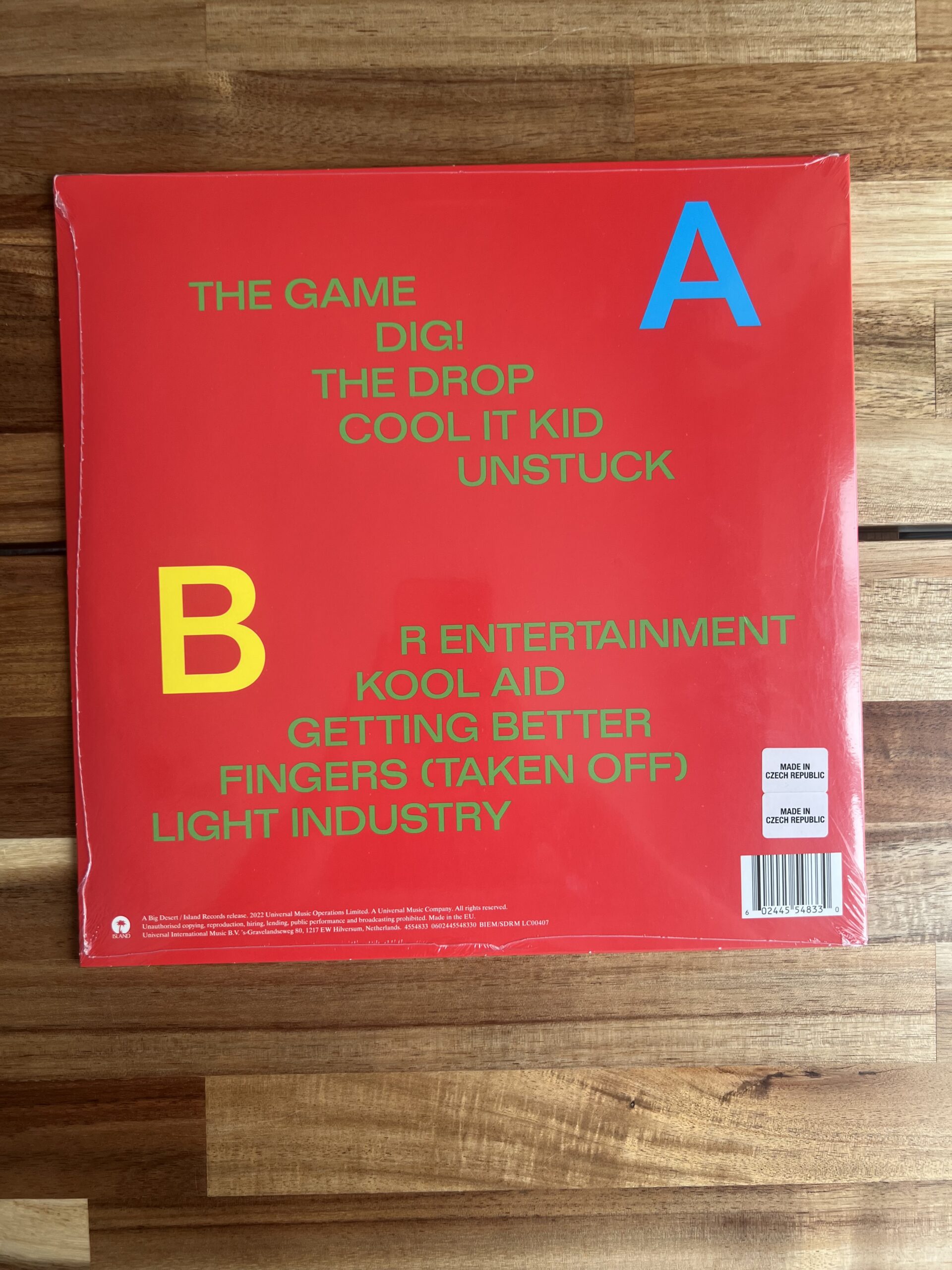 Sports Team, Gulp! - Sealed Limited Edition Blue Vinyl, Red Sleeve (Island Records, 2022) - Image 2