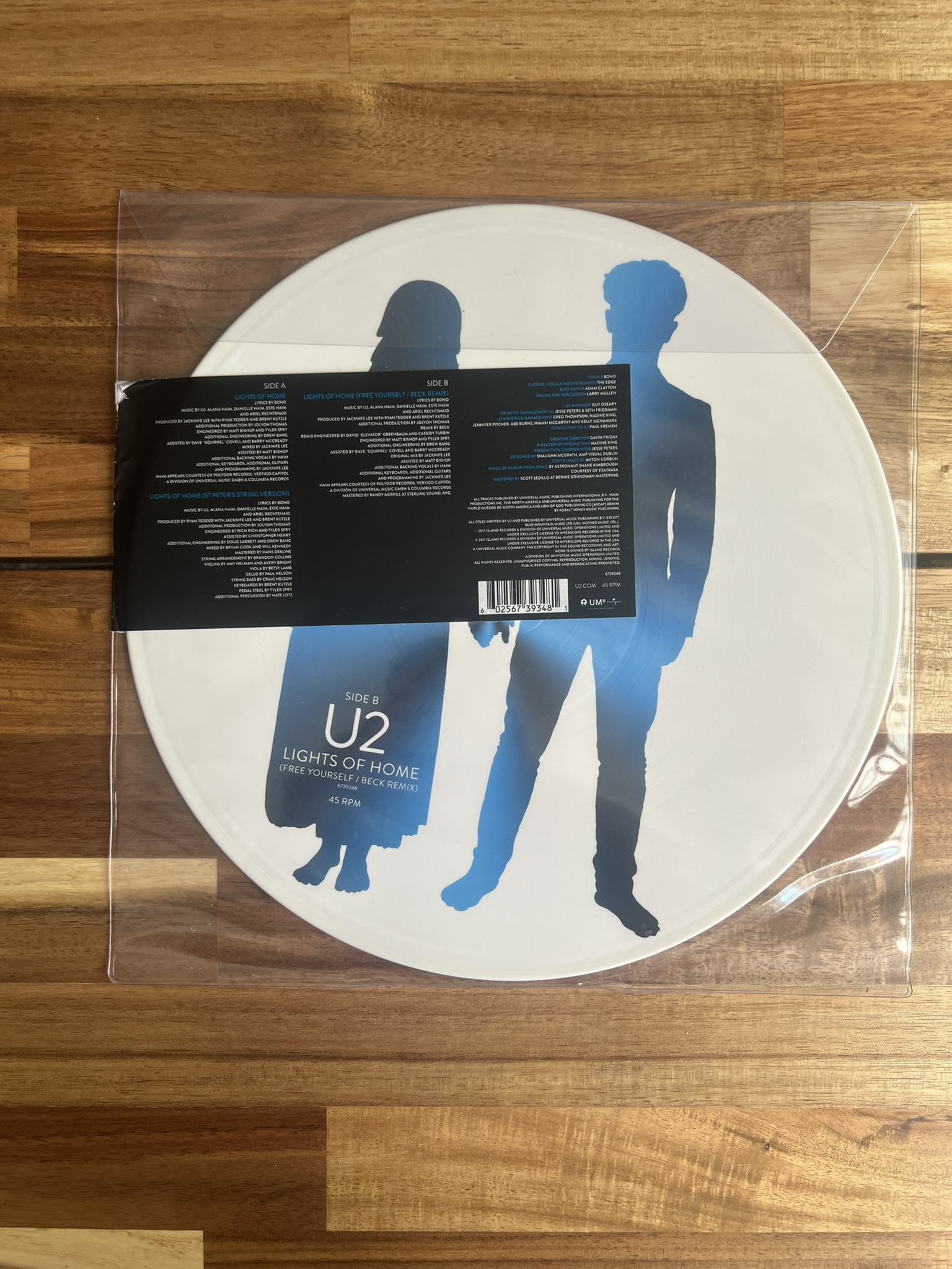 U2 — Lights of Home (2018, 6739348) — 12" Maxi Single Picture Disc — NM - Image 3