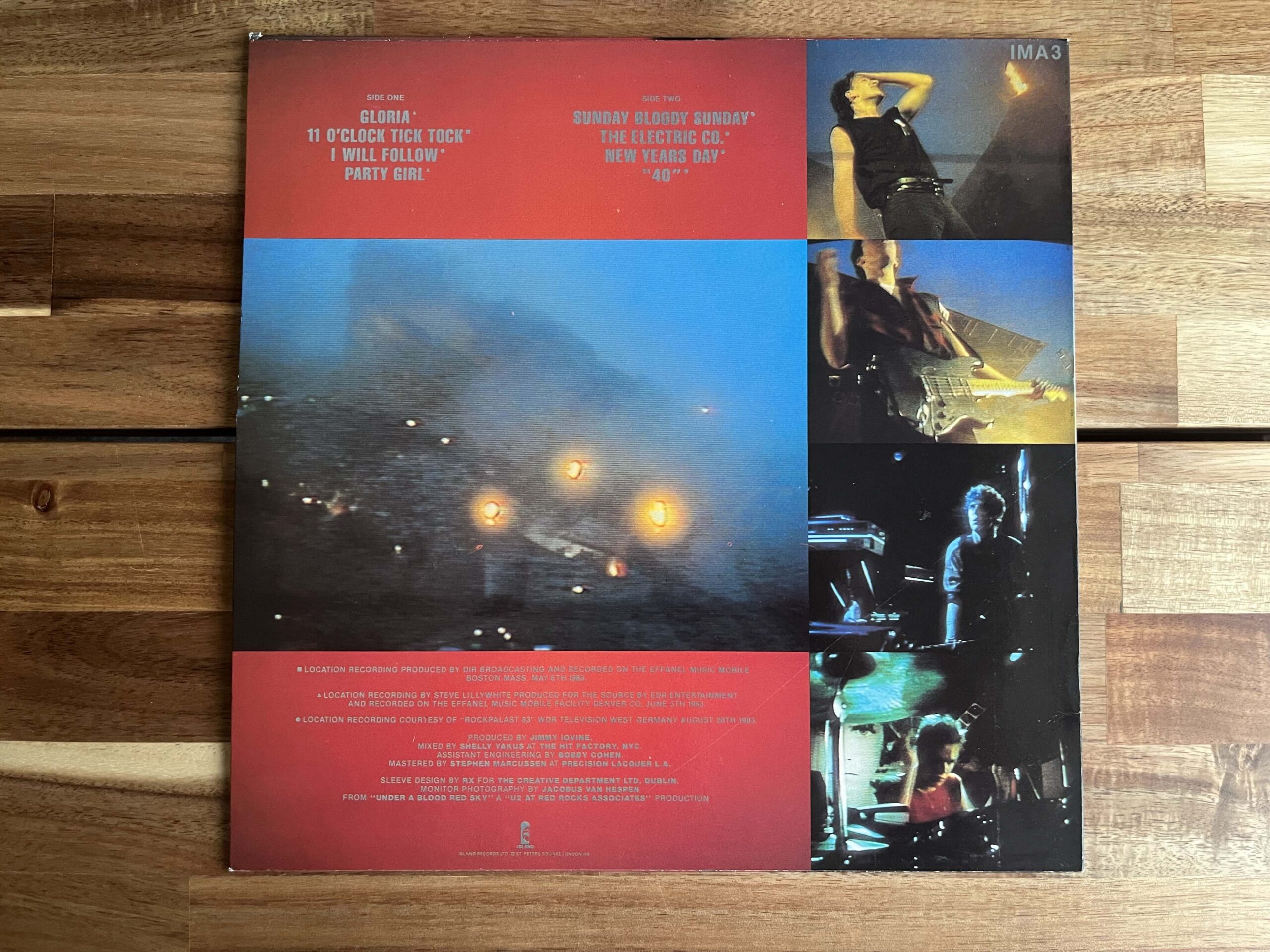 U2, “Live ‘Under A Blood Red Sky’” — Mini LP Edition (IMA 3), European Pressing - Image 2