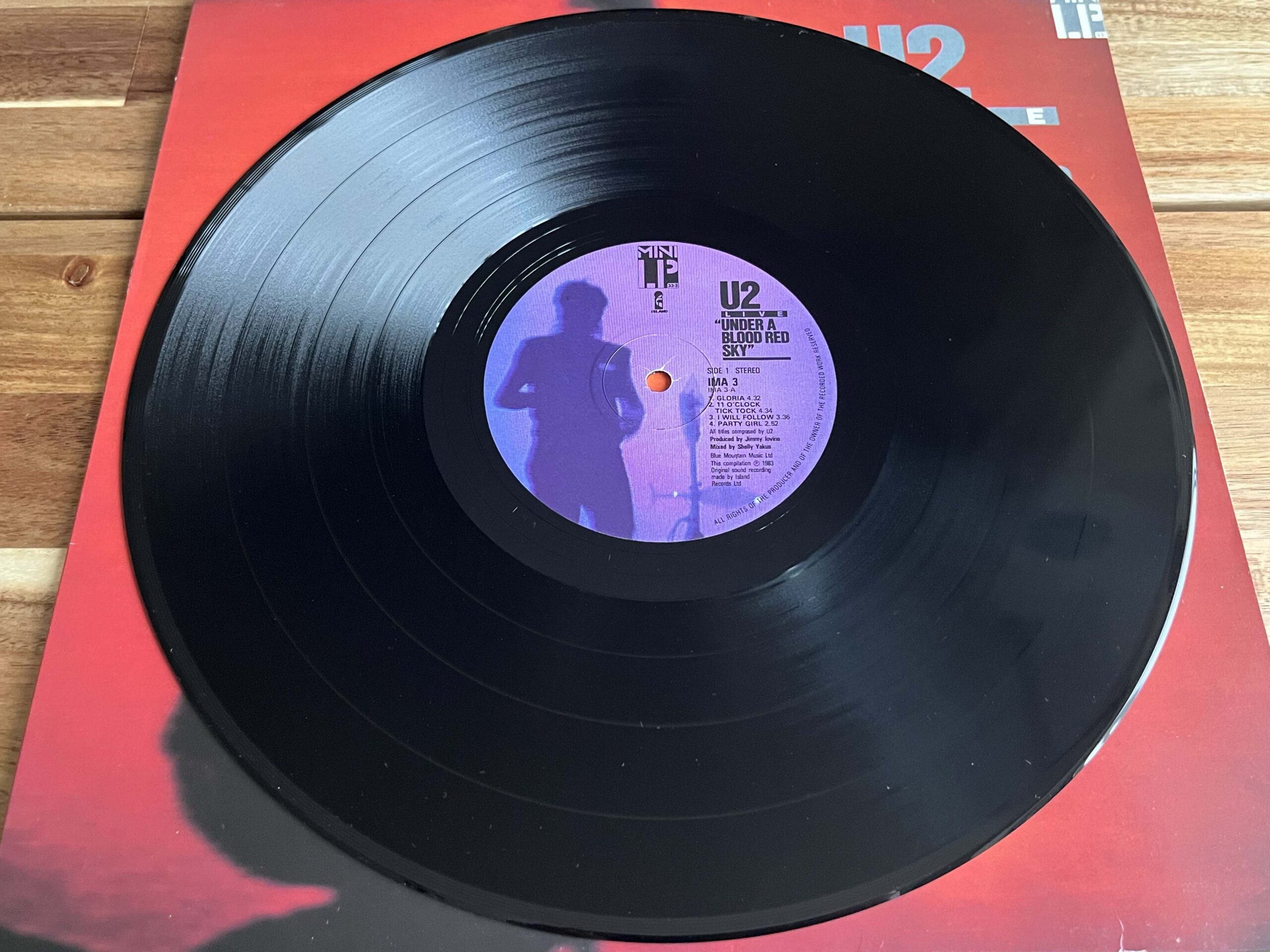 U2, “Live ‘Under A Blood Red Sky’” — Mini LP Edition (IMA 3), European Pressing - Image 7