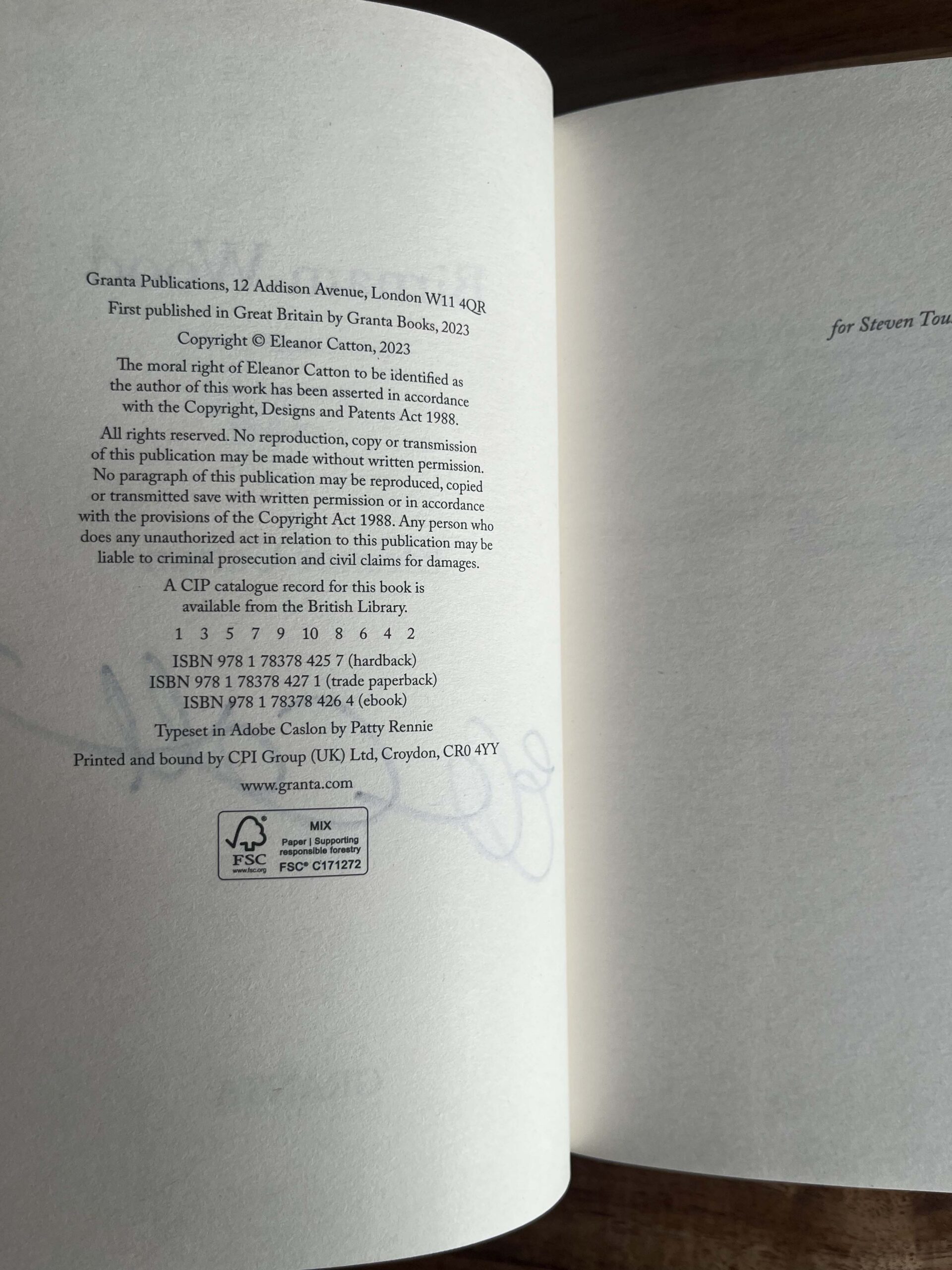Eleanor Catton, Birnam Wood, Signed, First Edition, First Printing, 2023 - Image 14