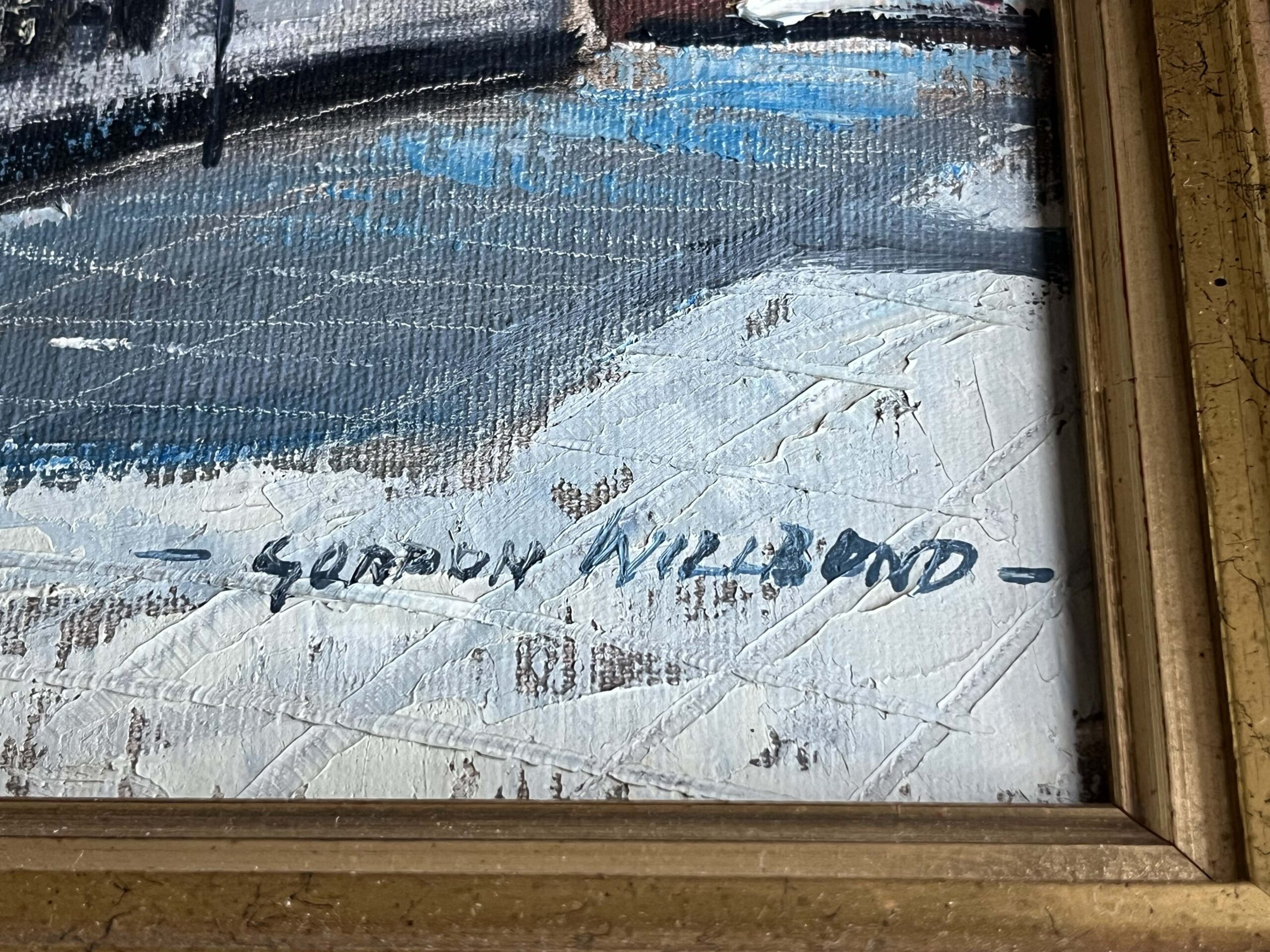Gordon Willbond Oil Painting, Ye Olde Salutation Inn Nottingham, Framed - Image 9