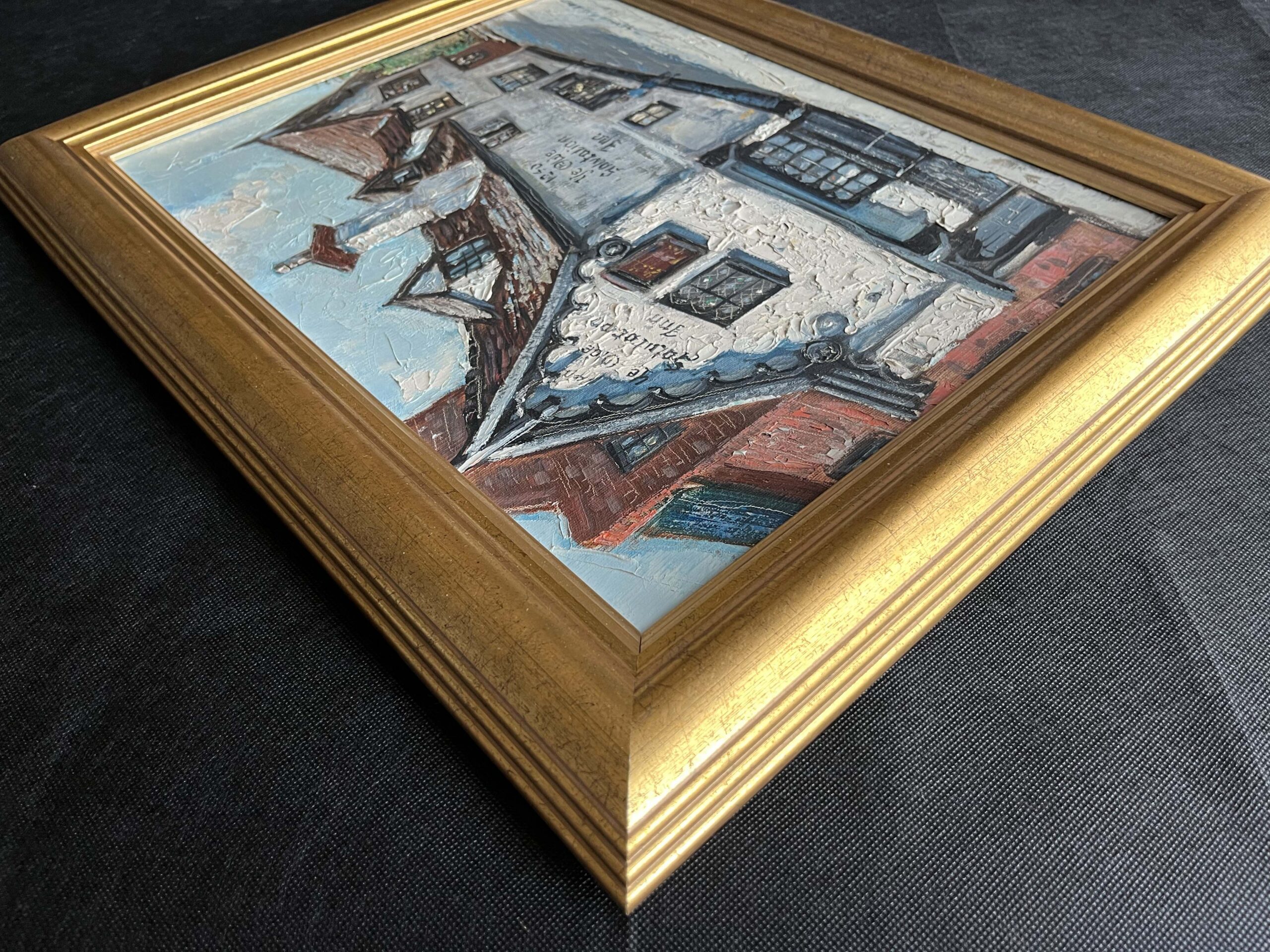 Gordon Willbond Oil Painting, Ye Olde Salutation Inn Nottingham, Framed - Image 5